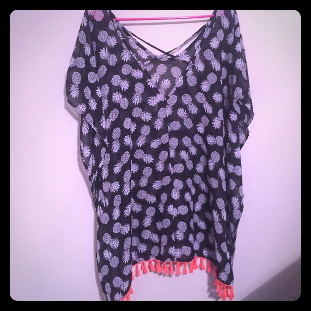 Pineapple Swim Suit Cover Up